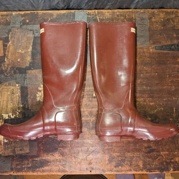 Hunter Sienna Rain Boot Womens vintage UK 7/US 9 - Picture 1 of 14